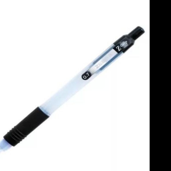 LAPICERO 0.7MM Z-GRIP 6533-00 ZEBRA GRIP TRANSP. E.12 C.144